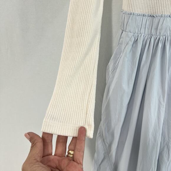 Daily Practice Anthropologie Twofer Midi Dress S Long Sleeve Cottagecore Fairy - Picture 6 of 16